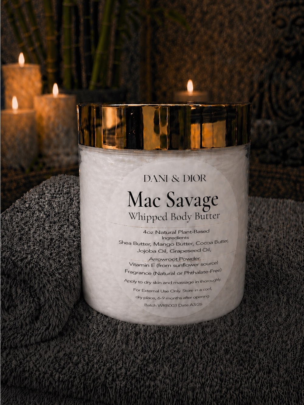 4oz Mac Savage Whipped Body Butter